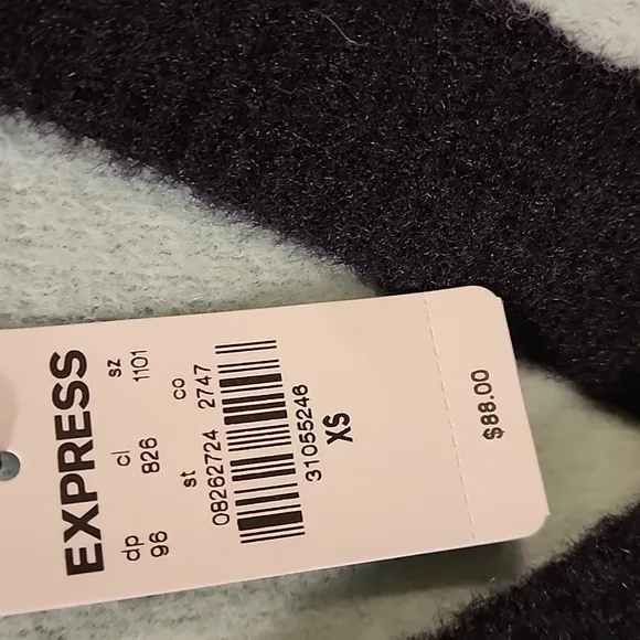 Express Women's Blue Cardigan Sweater XS NWT