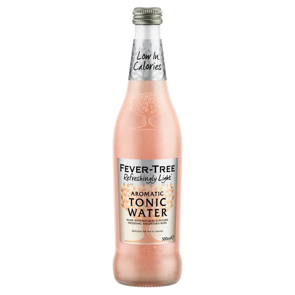 Fever-Tree Refreshingly Light Aromatic Tonic Water, 500ml (Case of 8)