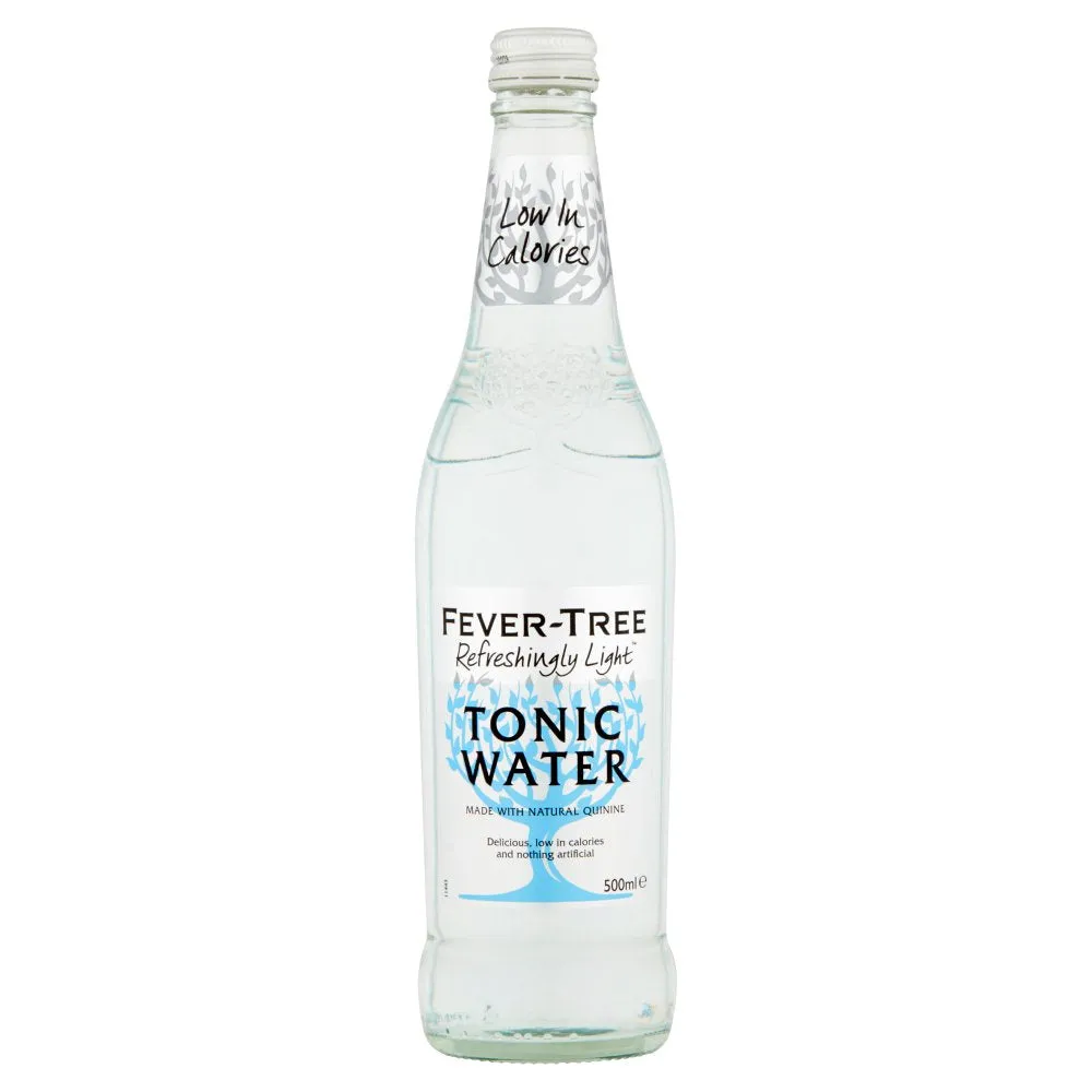 Fever-Tree Refreshingly Light Indian Tonic Water, 500ml (Case of 8)