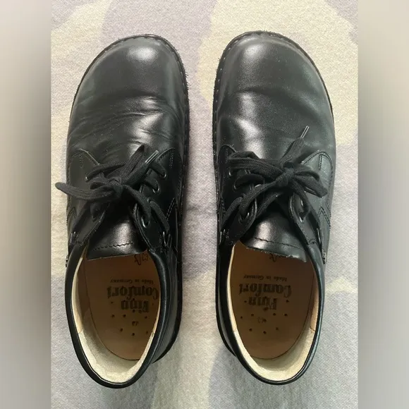 Finn Comfort Oxfords Men’s Leather Black Size 10