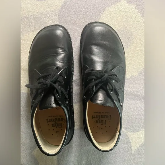 Finn Comfort Oxfords Men’s Leather Black Size 10