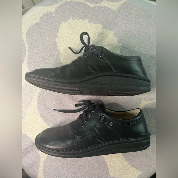 Finn Comfort Oxfords Men’s Leather Black Size 10