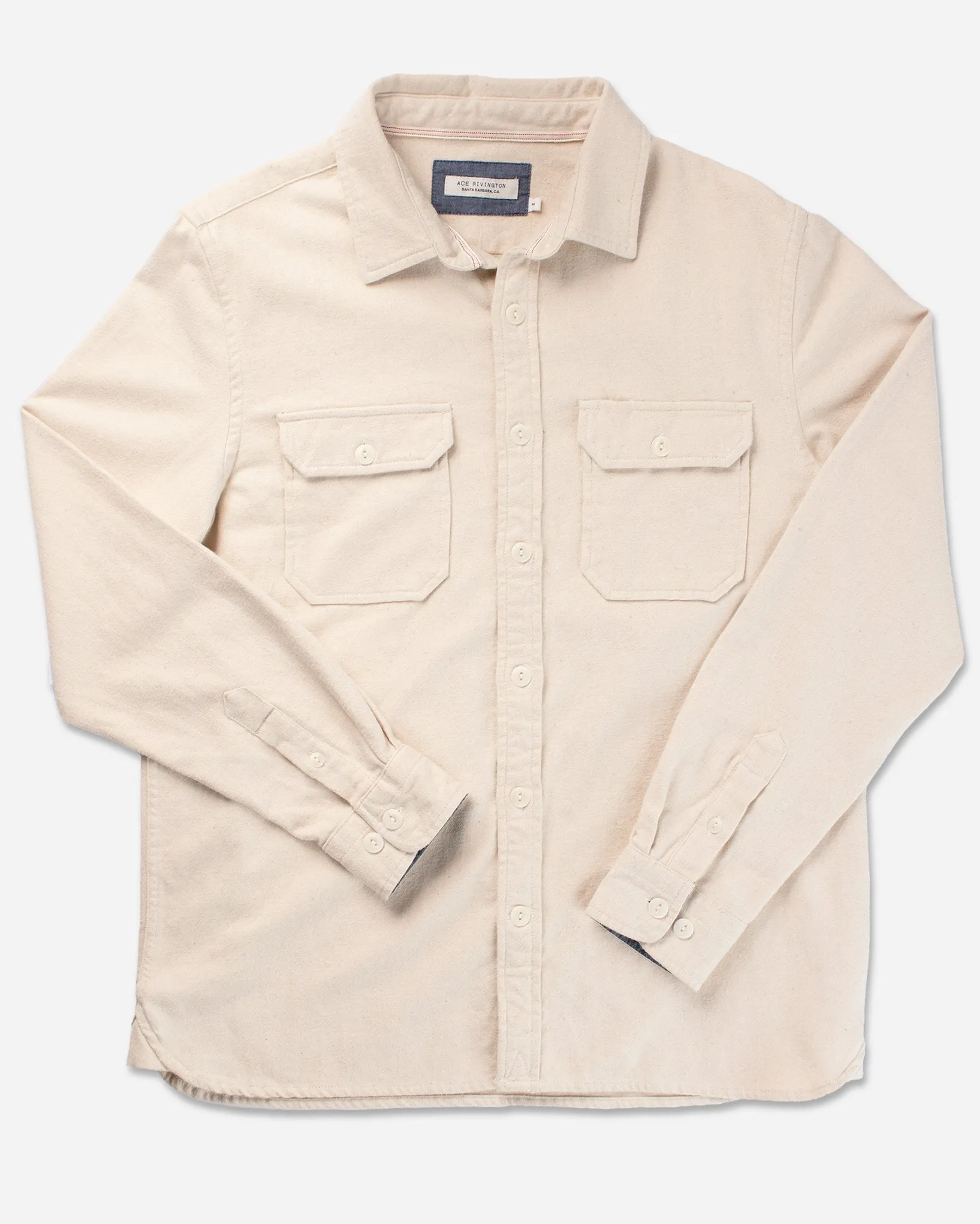 Flannel - Utility Shirt - Ecru H1