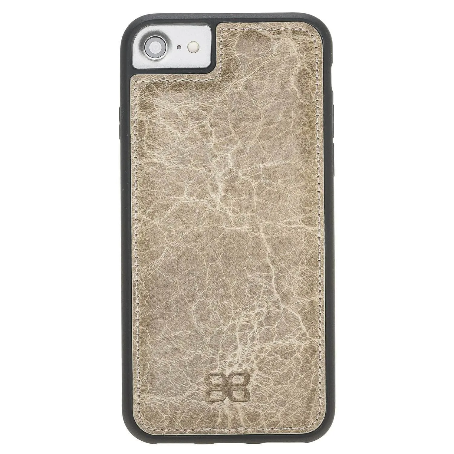 Flexible Genuine Leather Back Cover for Apple iPhone 8 Series