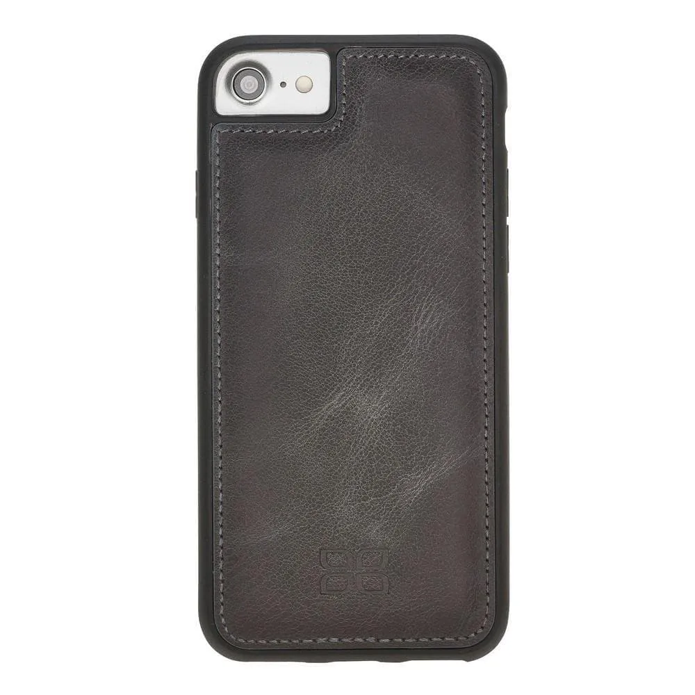 Flexible Genuine Leather Back Cover for Apple iPhone 8 Series