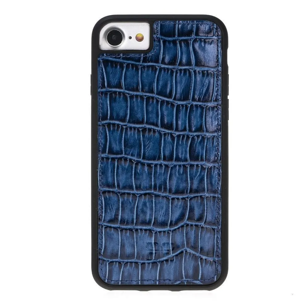 Flexible Genuine Leather Back Cover for Apple iPhone 8 Series