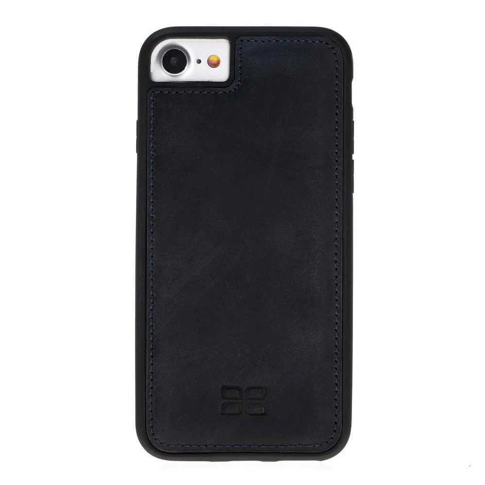 Flexible Genuine Leather Back Cover for Apple iPhone 8 Series