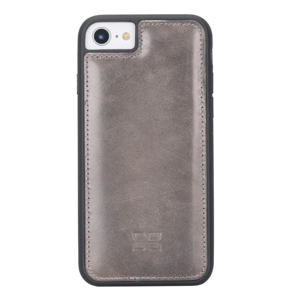 Flexible Genuine Leather Back Cover for Apple iPhone 8 Series