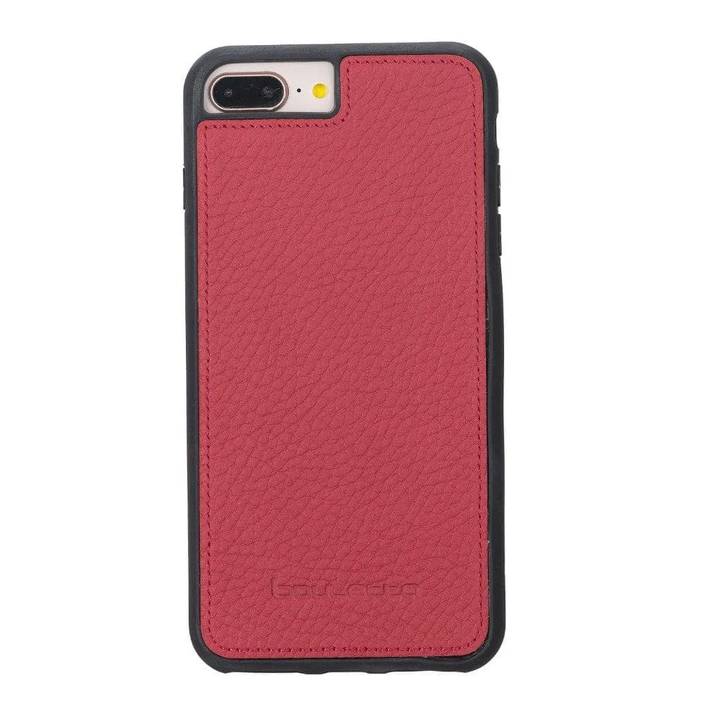Flexible Genuine Leather Back Cover for Apple iPhone 8 Series
