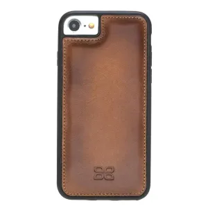 Flexible Genuine Leather Back Cover for Apple iPhone 8 Series