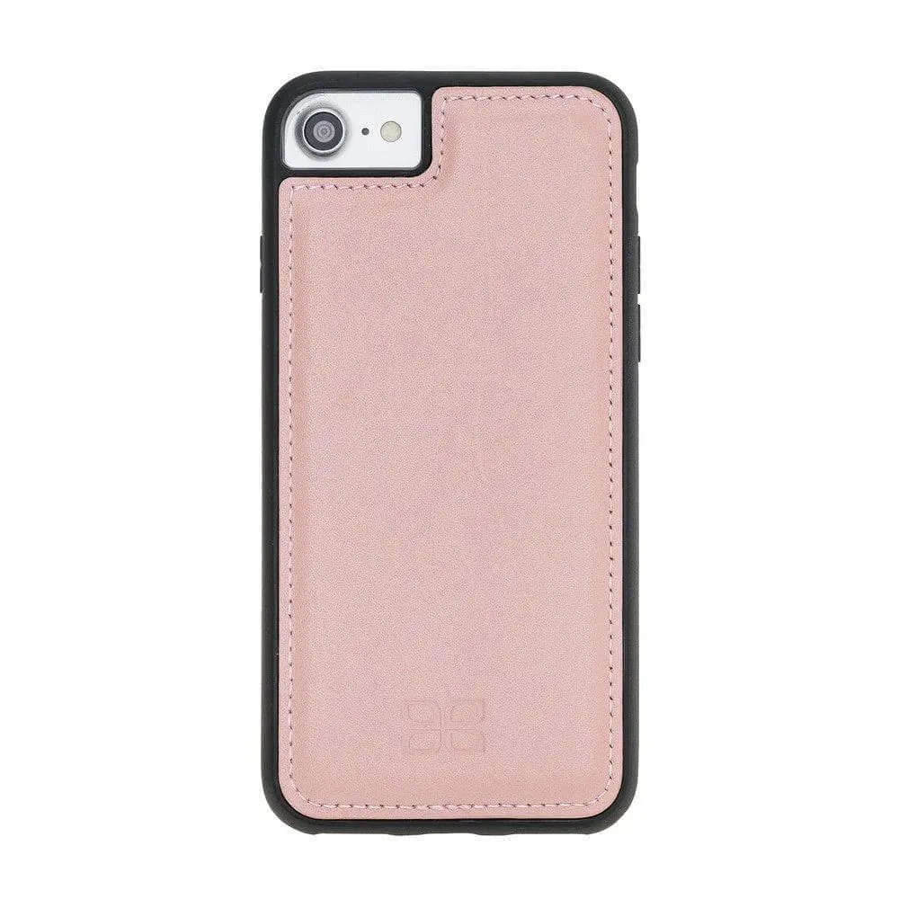 Flexible Genuine Leather Back Cover for Apple iPhone 8 Series