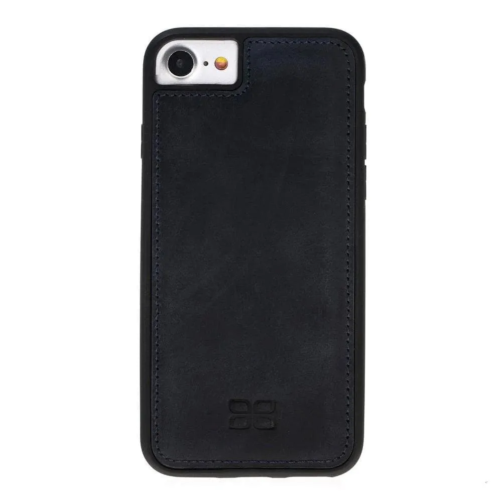 Flexible Genuine Leather Back Cover for Apple iPhone 8 Series