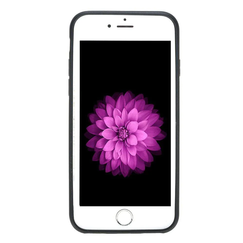 Flexible Genuine Leather Back Cover for Apple iPhone 8 Series