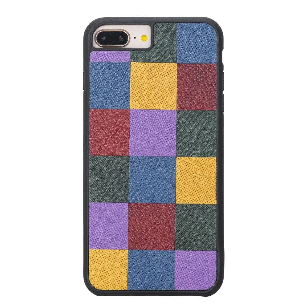 Flexible Genuine Leather Back Cover for Apple iPhone 8 Series