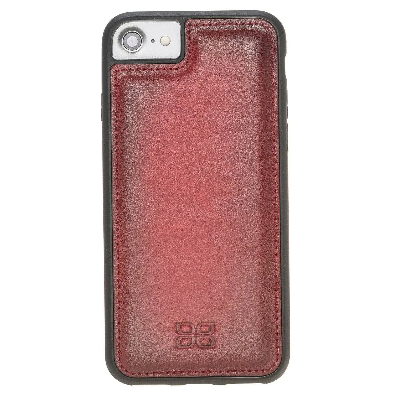 Flexible Genuine Leather Back Cover for Apple iPhone 8 Series