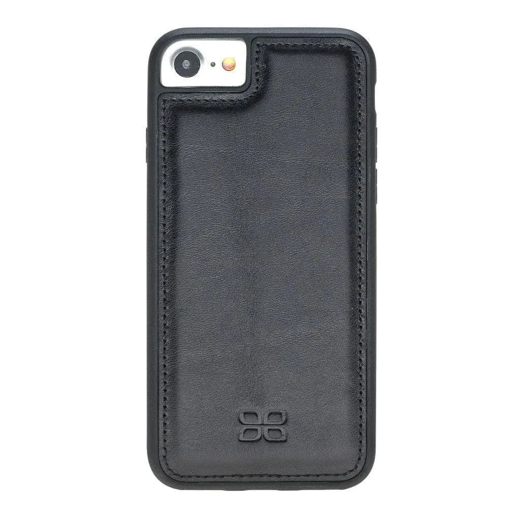 Flexible Genuine Leather Back Cover for Apple iPhone 8 Series