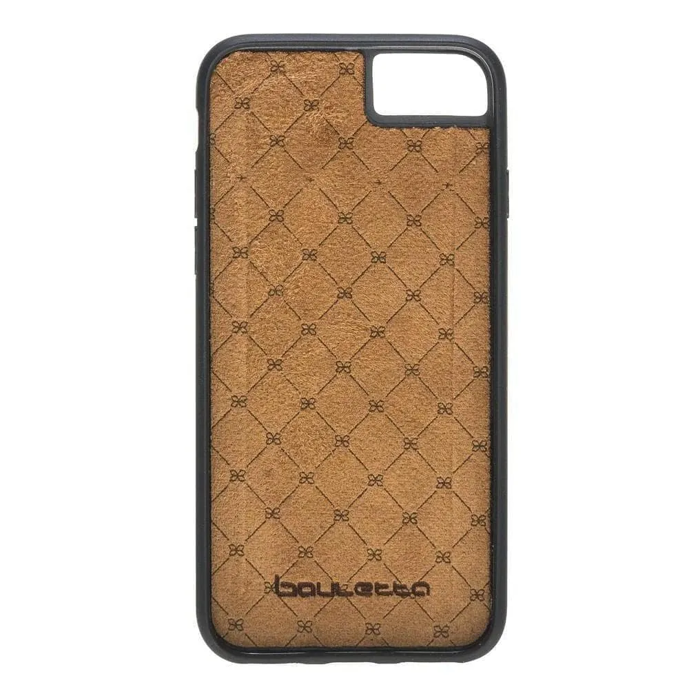 Flexible Genuine Leather Back Cover for Apple iPhone 8 Series