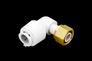 FloPlast FloFit  15mm 1/2" Bent Tap Connector