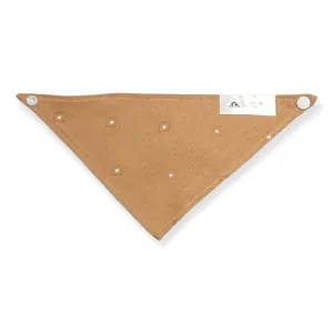Foulard chic pour chat et petit chien - Carrés dorés