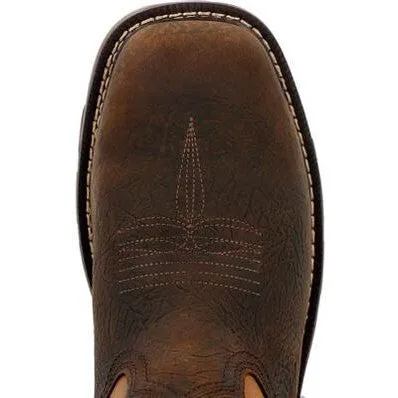 Georgia Men's Carbo Tec FLX 11" Soft Toe Waterproof Western Work Boot- Brown- GB00671