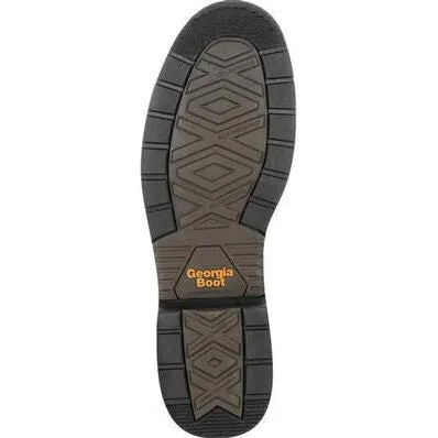 Georgia Men's Carbo Tec LT 8" Soft Toe Waterproof Lacer Work Boot -Brown- GB00309