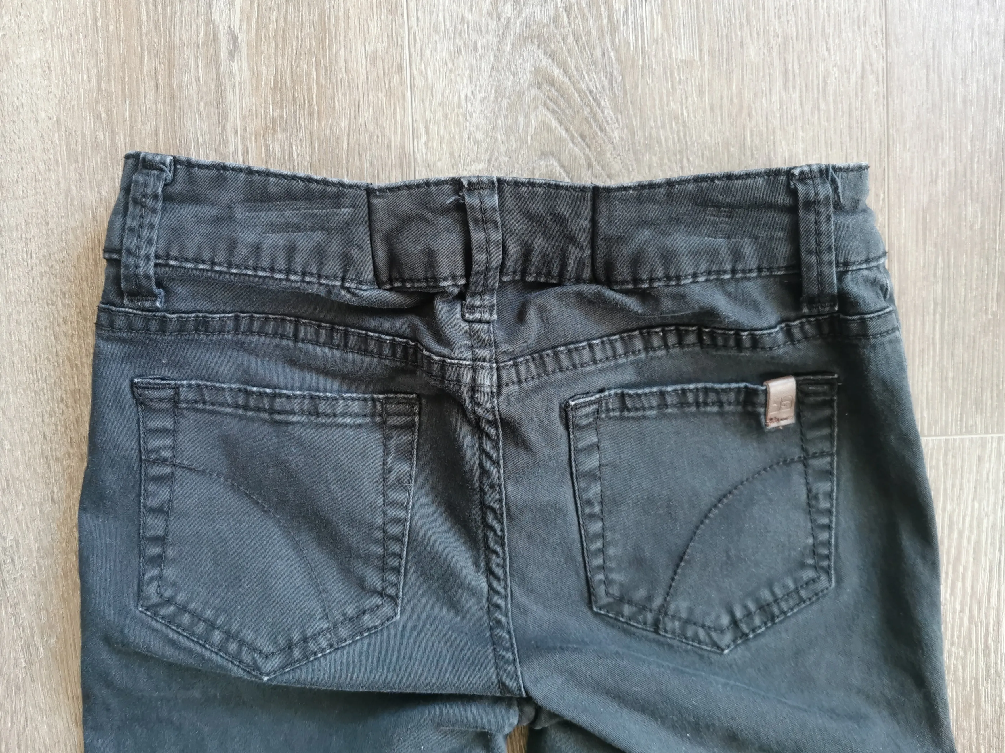 GIRL SIZE 8 YEARS - JOE'S, Stylish Moto Pants, Black VGUC B35