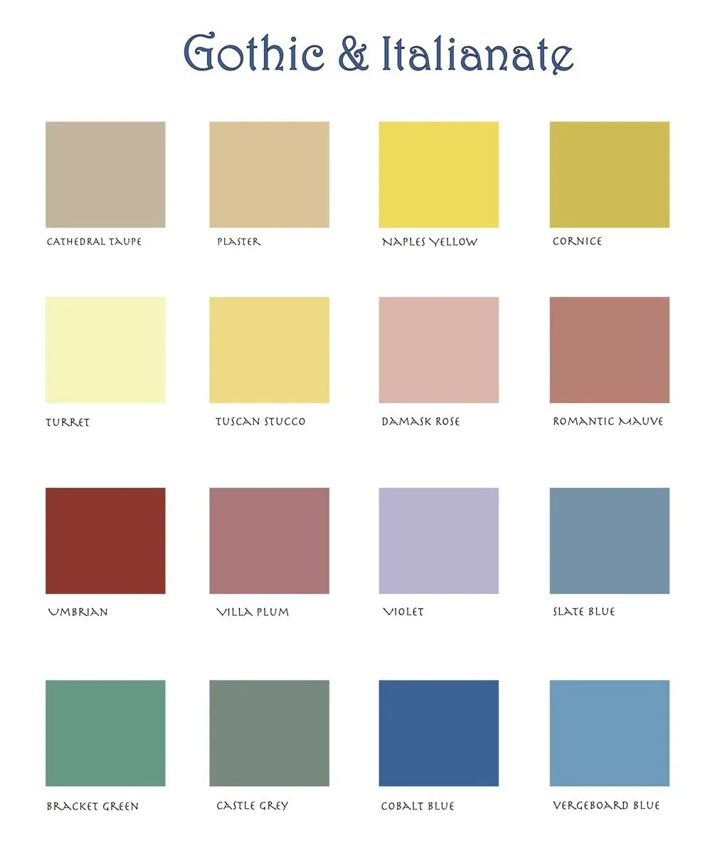 GOTHIC & ITALIANATE COLLECTION -    Homestead House Wall Paint