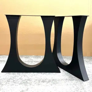H28" x W30" Stylish U Dining Table Legs - Pair