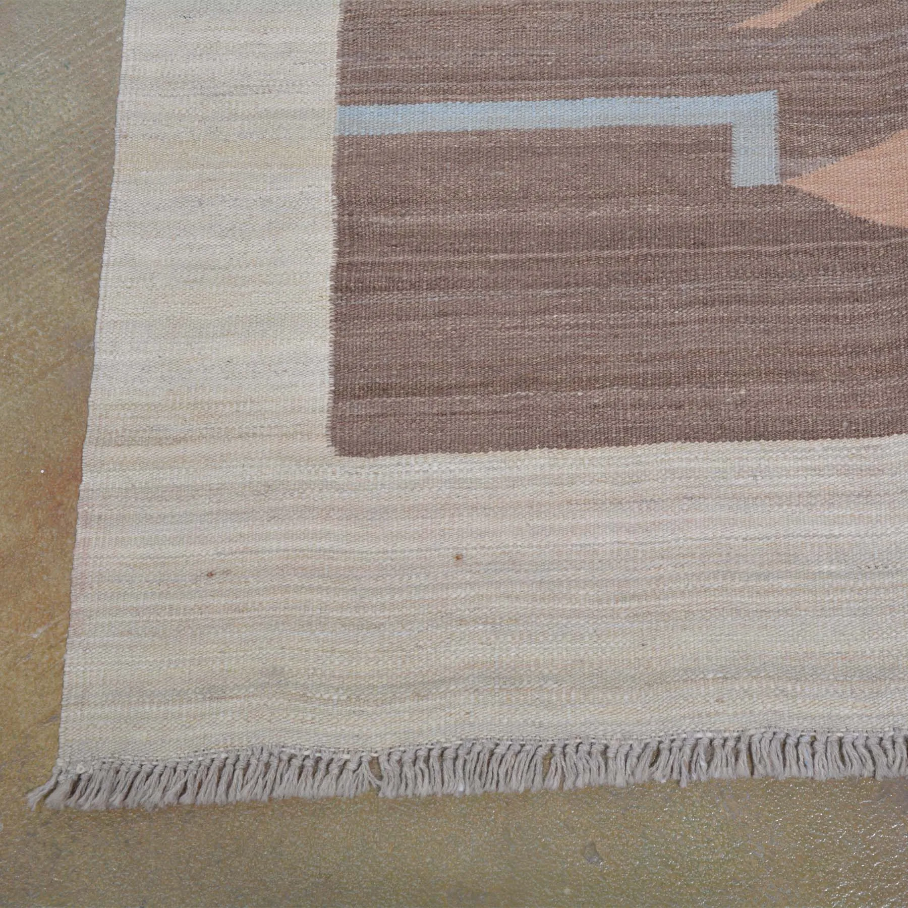 Hand-Woven Reversible Kilim Handmade Wool (Size 8.0 X 10.0) Brrsf-6021