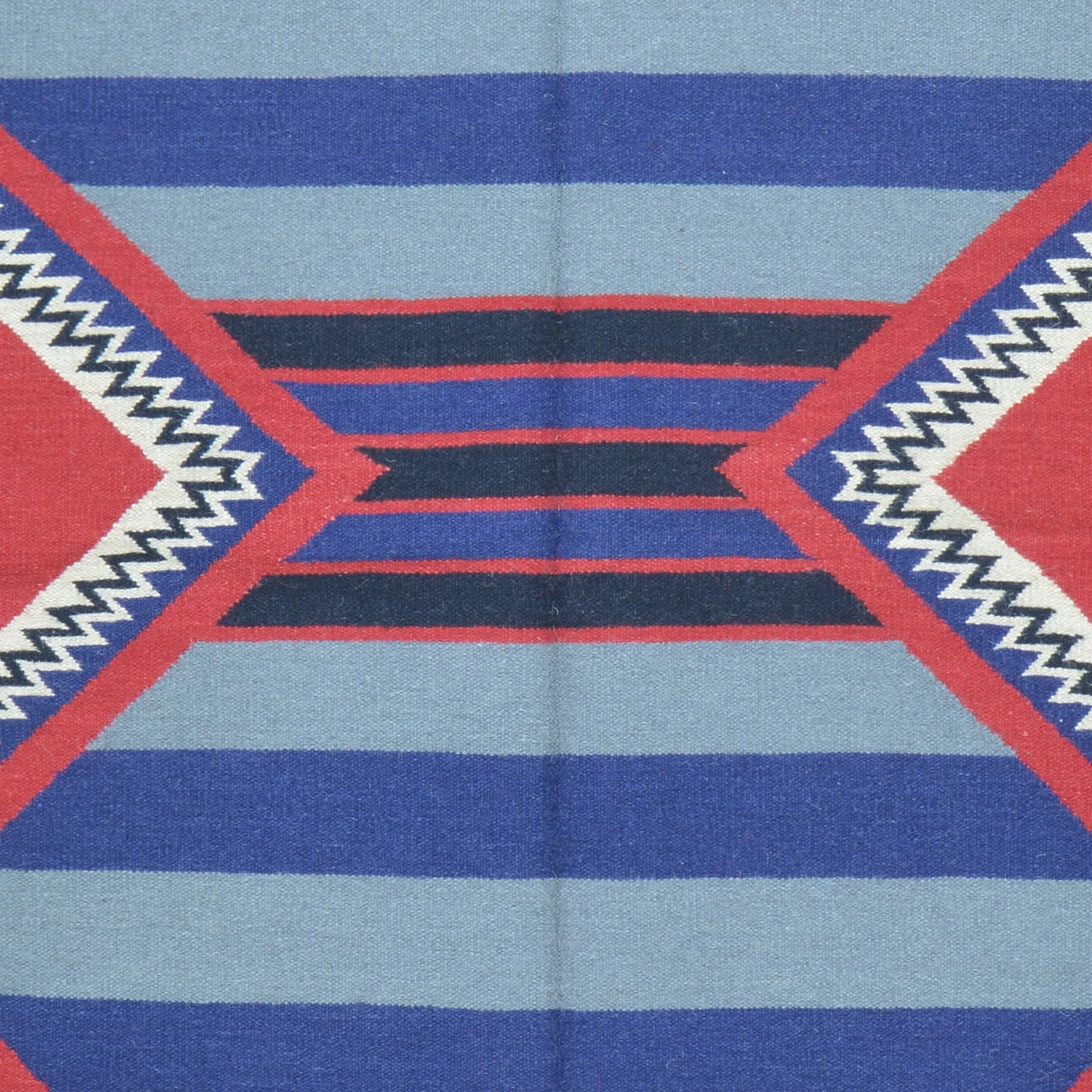 Hand-Woven Reversible SouthWestern Wool Handmade Rug (Size 4.0 X 6.0) Brrsf-498