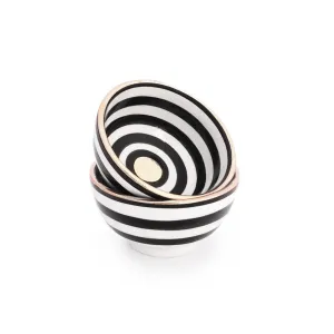 Handmade Moroccan Ceramic Condiment Bowls - Set of Two (More Colors Available)