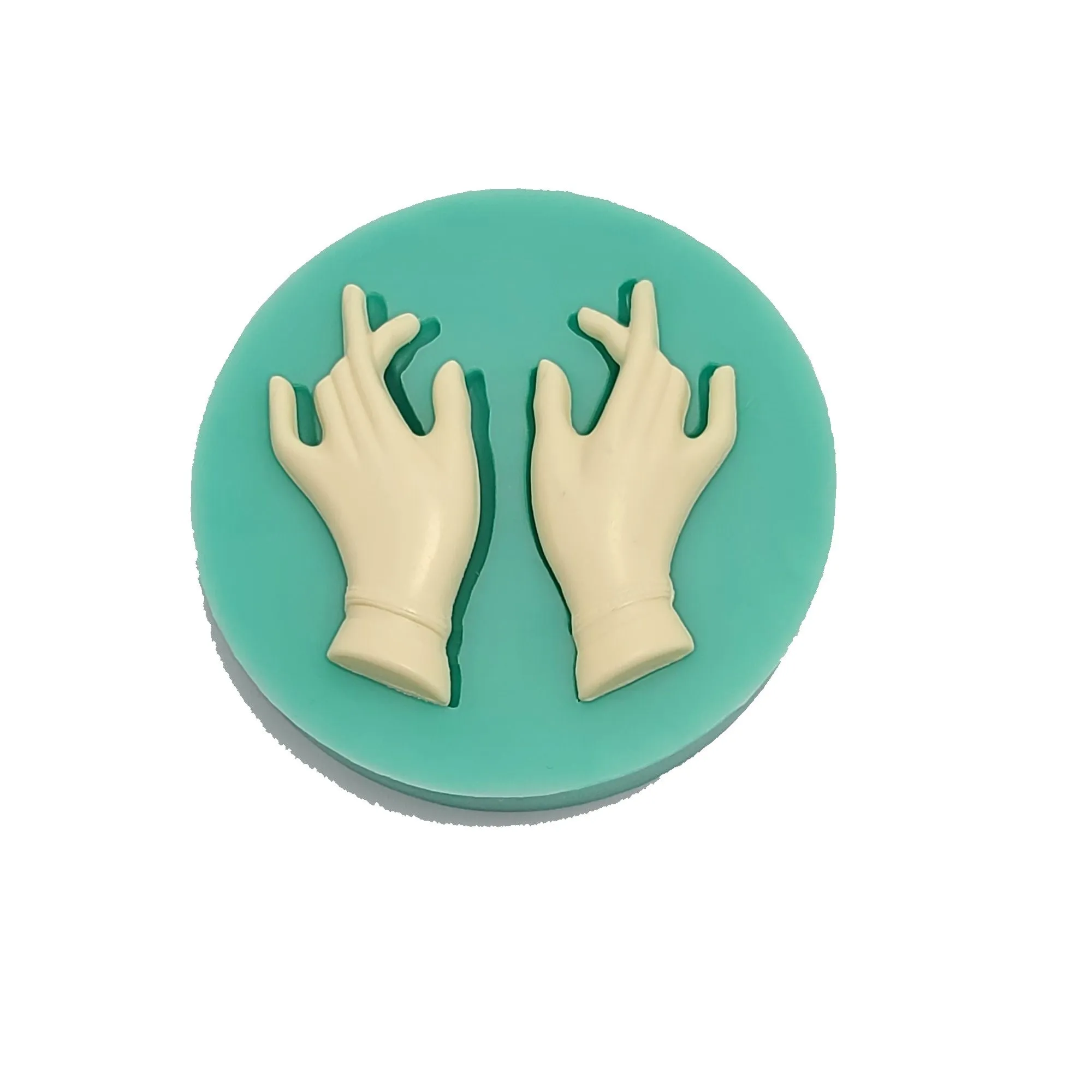 Hands Silicone Mold for Crafts, Jewelry, Resin, Scrapbooking, Polymer Clay.