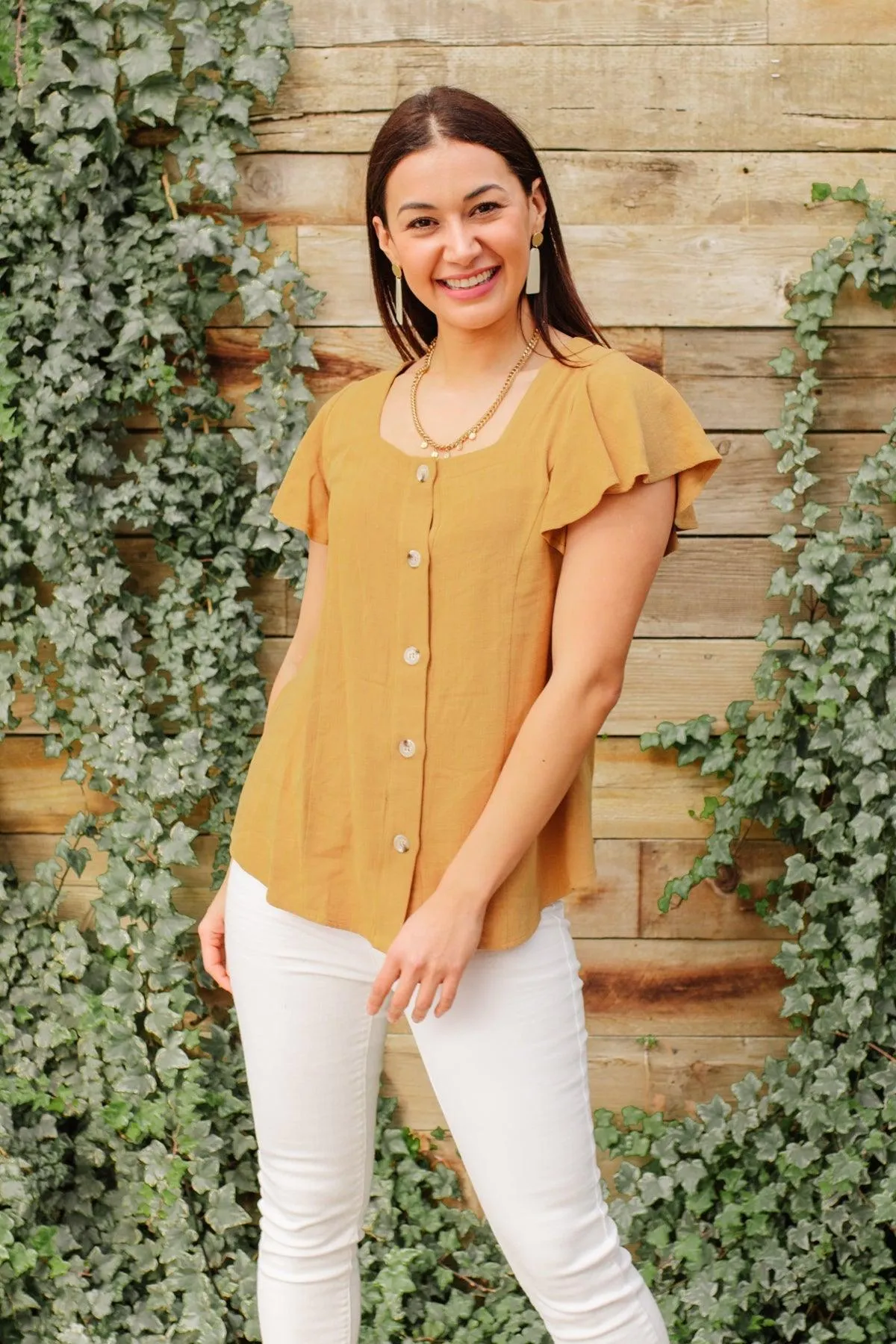 Hazel Blues® | Envy Me Top in Taupe