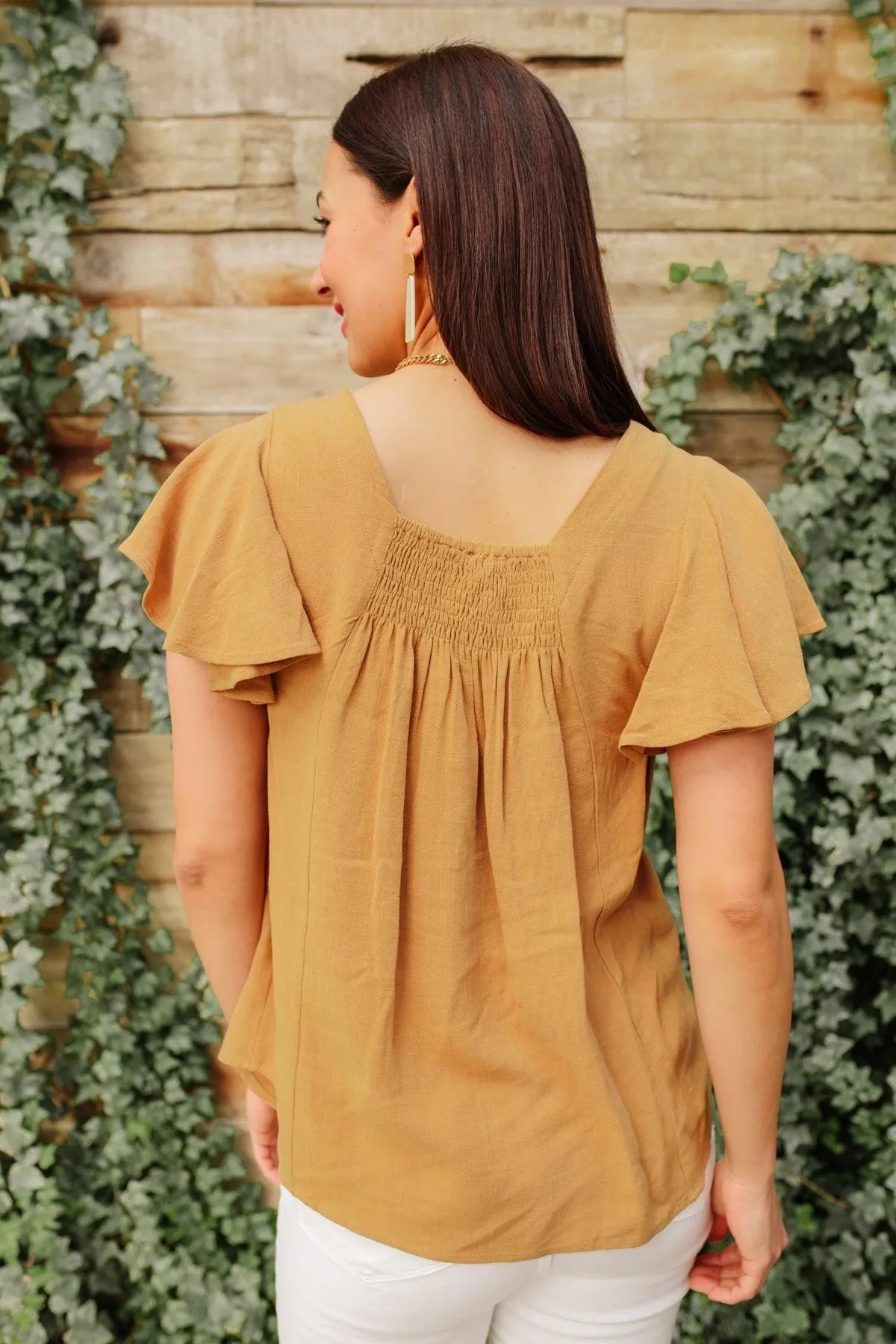 Hazel Blues® | Envy Me Top in Taupe