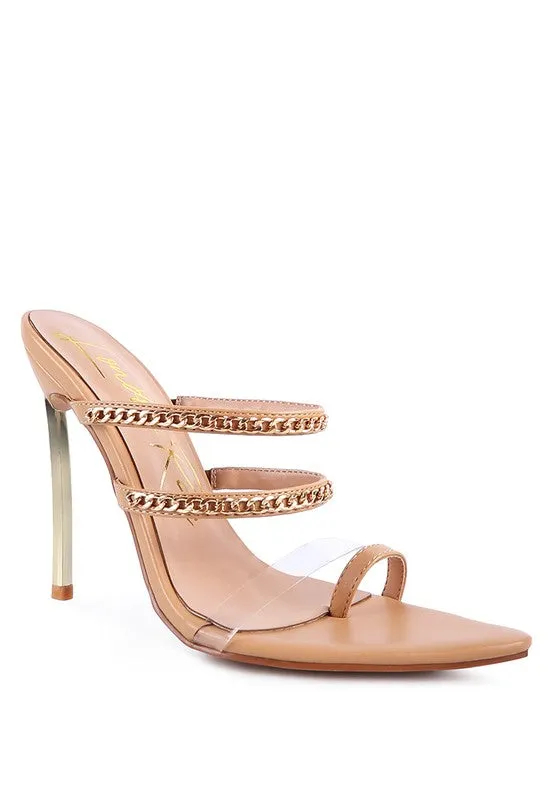 High Heeled Toe Sandals