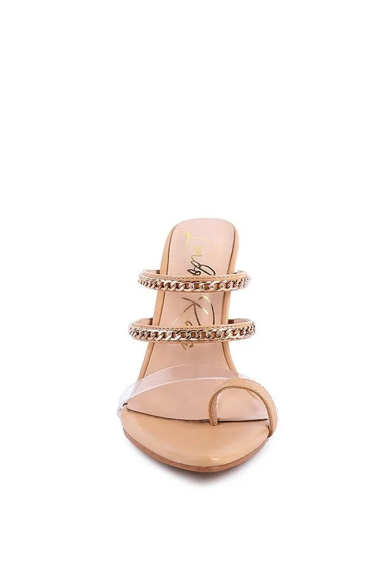 High Heeled Toe Sandals