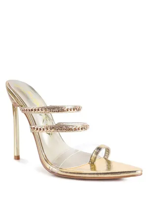 High Heeled Toe Sandals
