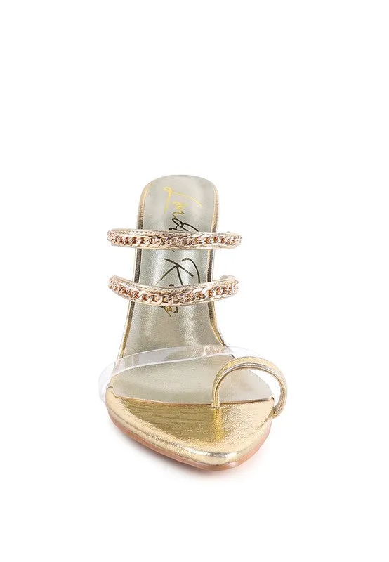 High Heeled Toe Sandals
