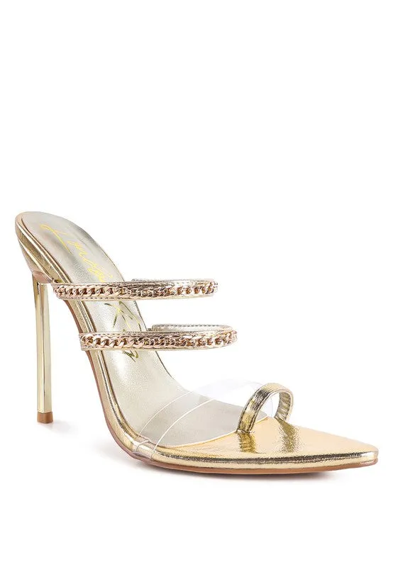High Heeled Toe Sandals