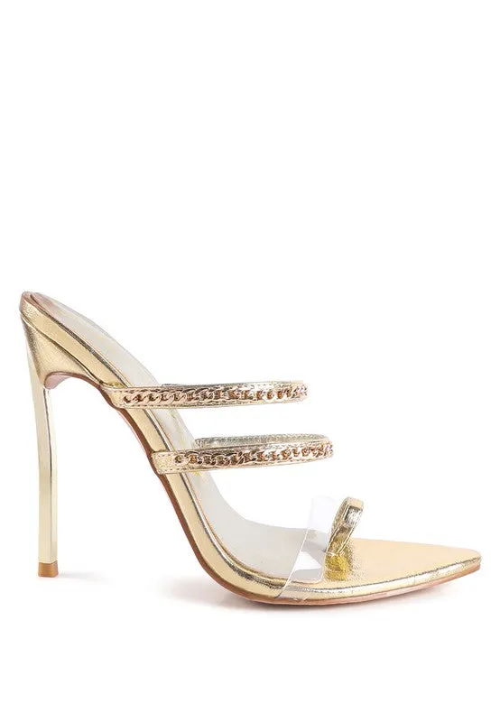 High Heeled Toe Sandals