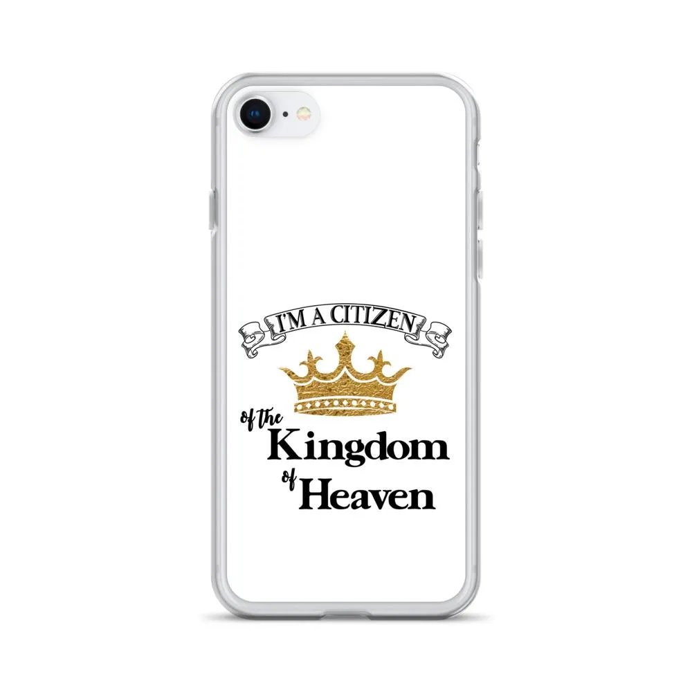 I'm a Citizen, iPhone White Case - iPhone SE thru iPhone 14 Pro Max, Black-Design