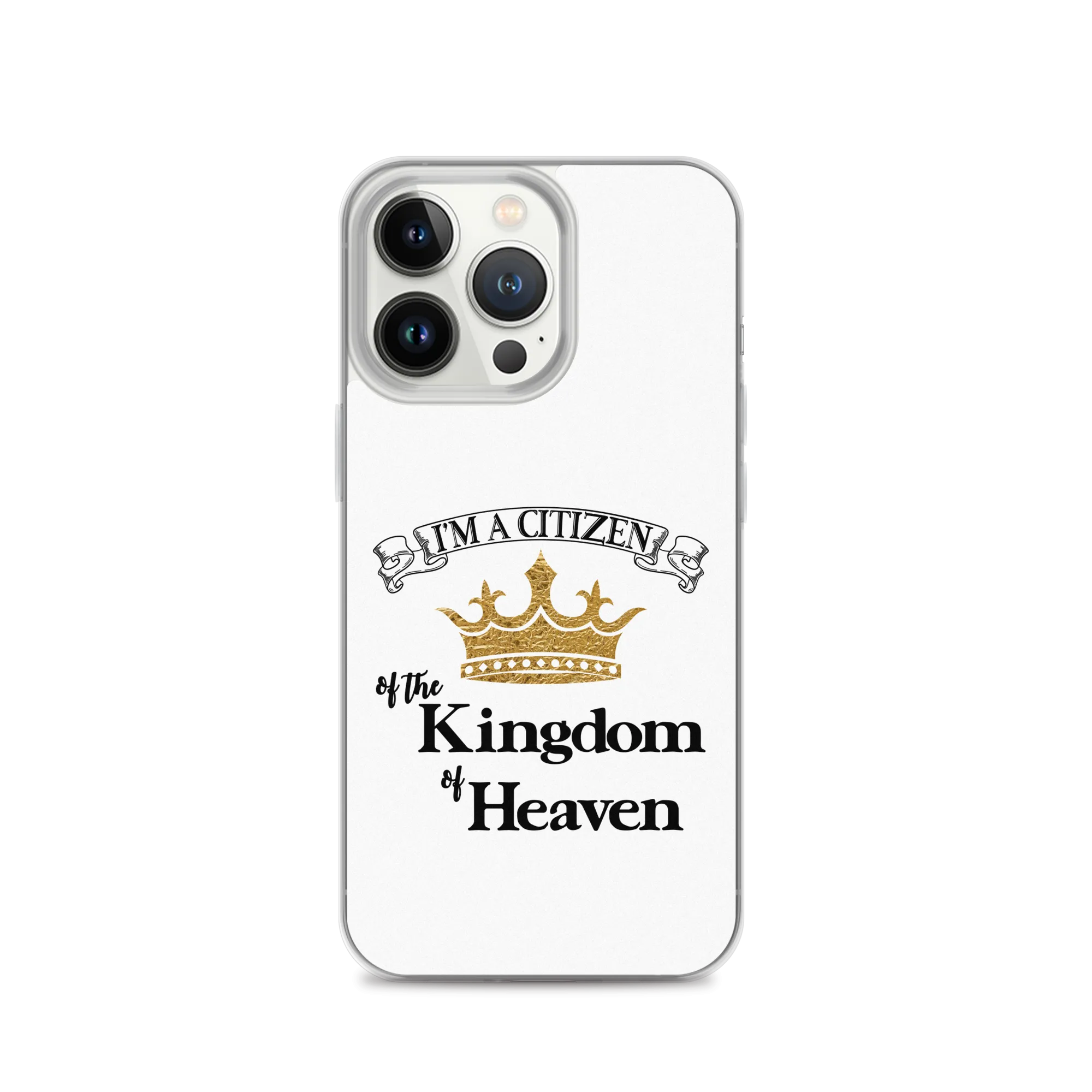 I'm a Citizen, iPhone White Case - iPhone SE thru iPhone 14 Pro Max, Black-Design