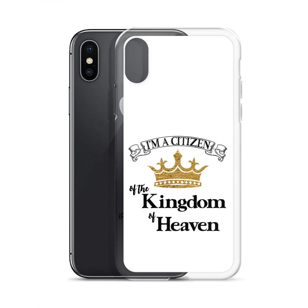 I'm a Citizen, iPhone White Case - iPhone SE thru iPhone 14 Pro Max, Black-Design