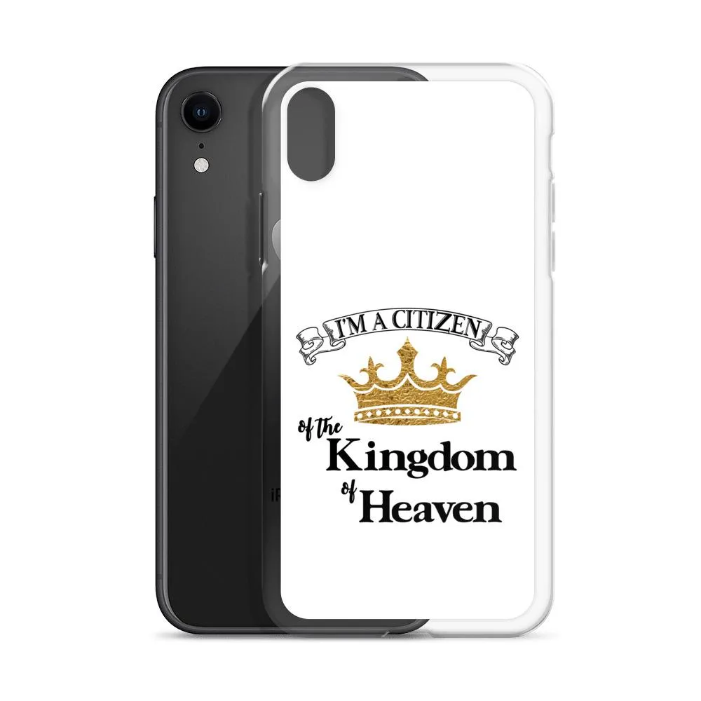 I'm a Citizen, iPhone White Case - iPhone SE thru iPhone 14 Pro Max, Black-Design
