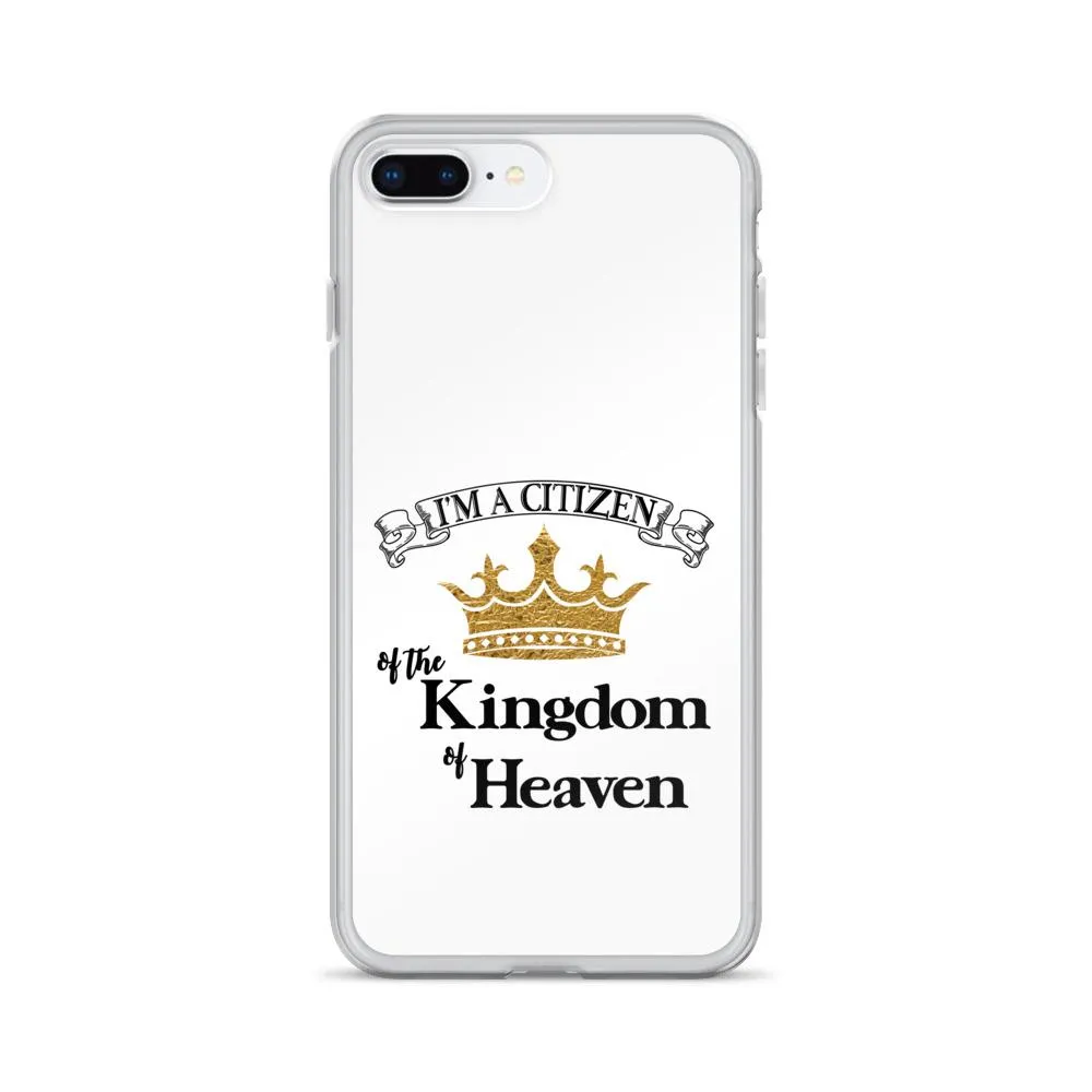 I'm a Citizen, iPhone White Case - iPhone SE thru iPhone 14 Pro Max, Black-Design