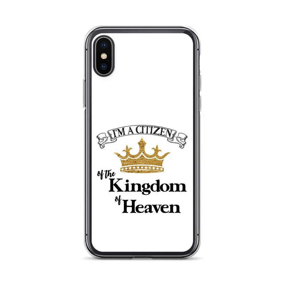 I'm a Citizen, iPhone White Case - iPhone SE thru iPhone 14 Pro Max, Black-Design