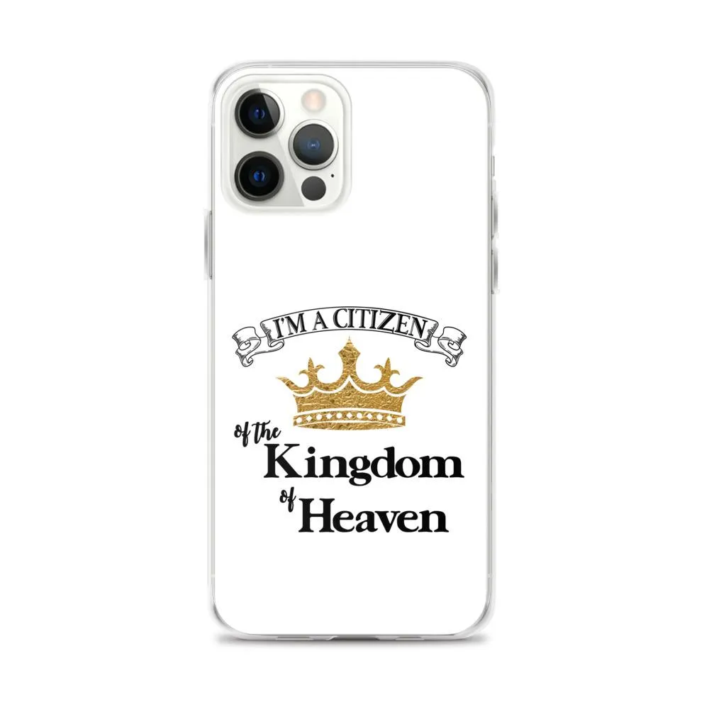 I'm a Citizen, iPhone White Case - iPhone SE thru iPhone 14 Pro Max, Black-Design