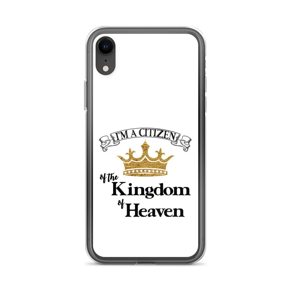 I'm a Citizen, iPhone White Case - iPhone SE thru iPhone 14 Pro Max, Black-Design