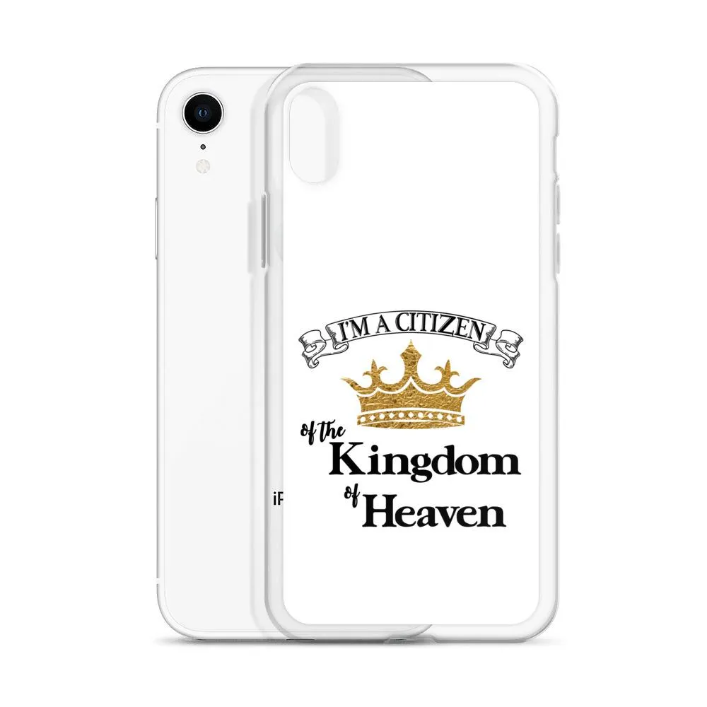 I'm a Citizen, iPhone White Case - iPhone SE thru iPhone 14 Pro Max, Black-Design