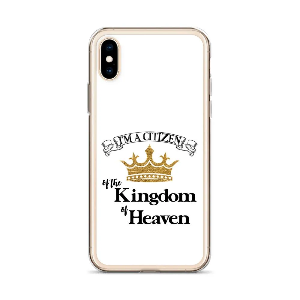 I'm a Citizen, iPhone White Case - iPhone SE thru iPhone 14 Pro Max, Black-Design